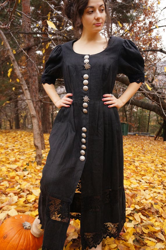 Traditional Dirndl dress, Bavarian costume, Octobe