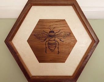 Pyrography Art On Oak or Birch Plywood