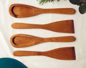 Spatula or Spoon made from reclaimed wood