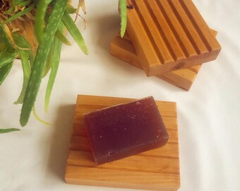 Soap tray made from reclaimed wood