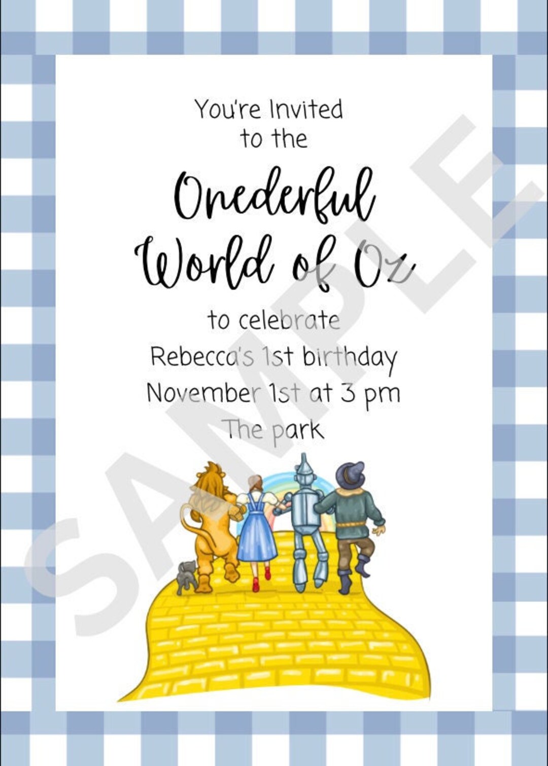 Wizard of Oz Invitation - Etsy