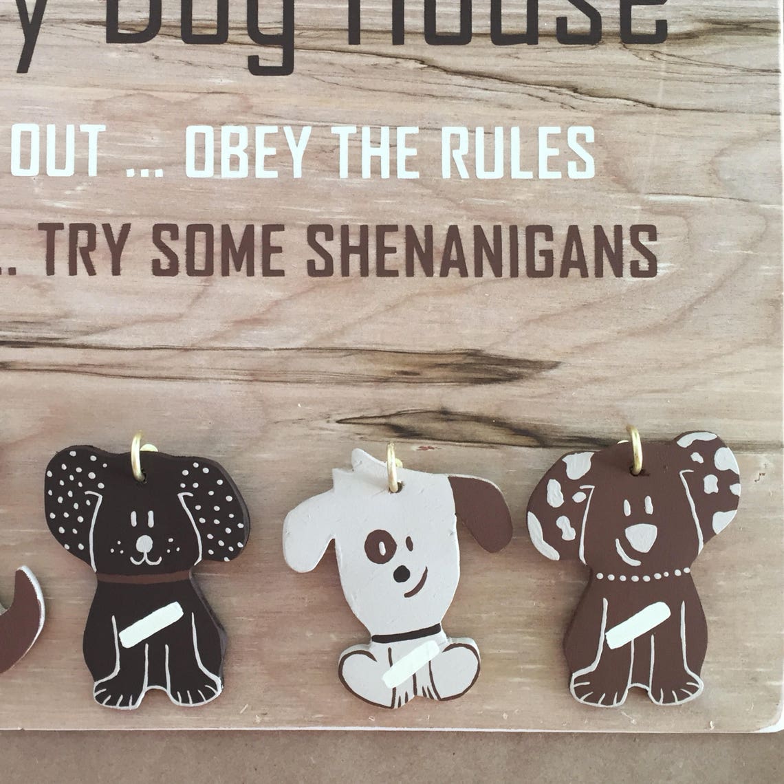 Family Dog House Wooden Sign Dog House Plaque Family Etsy