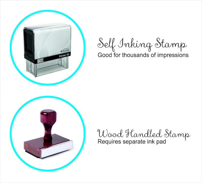 Self Inking Address Stamp, Personalized Address Stamp, Custom Return Address Stamp A17 image 2