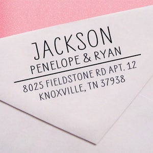 Self Inking Address Stamp, Personalized Address Stamp, Custom Return Address Stamp A17 image 5