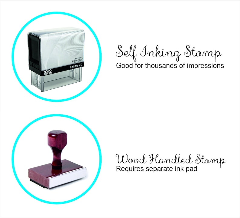 Family Address Stamp Self Inking Return Address Stamps Etsy