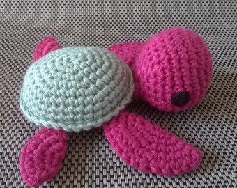 Hand made crocheted TURTLE