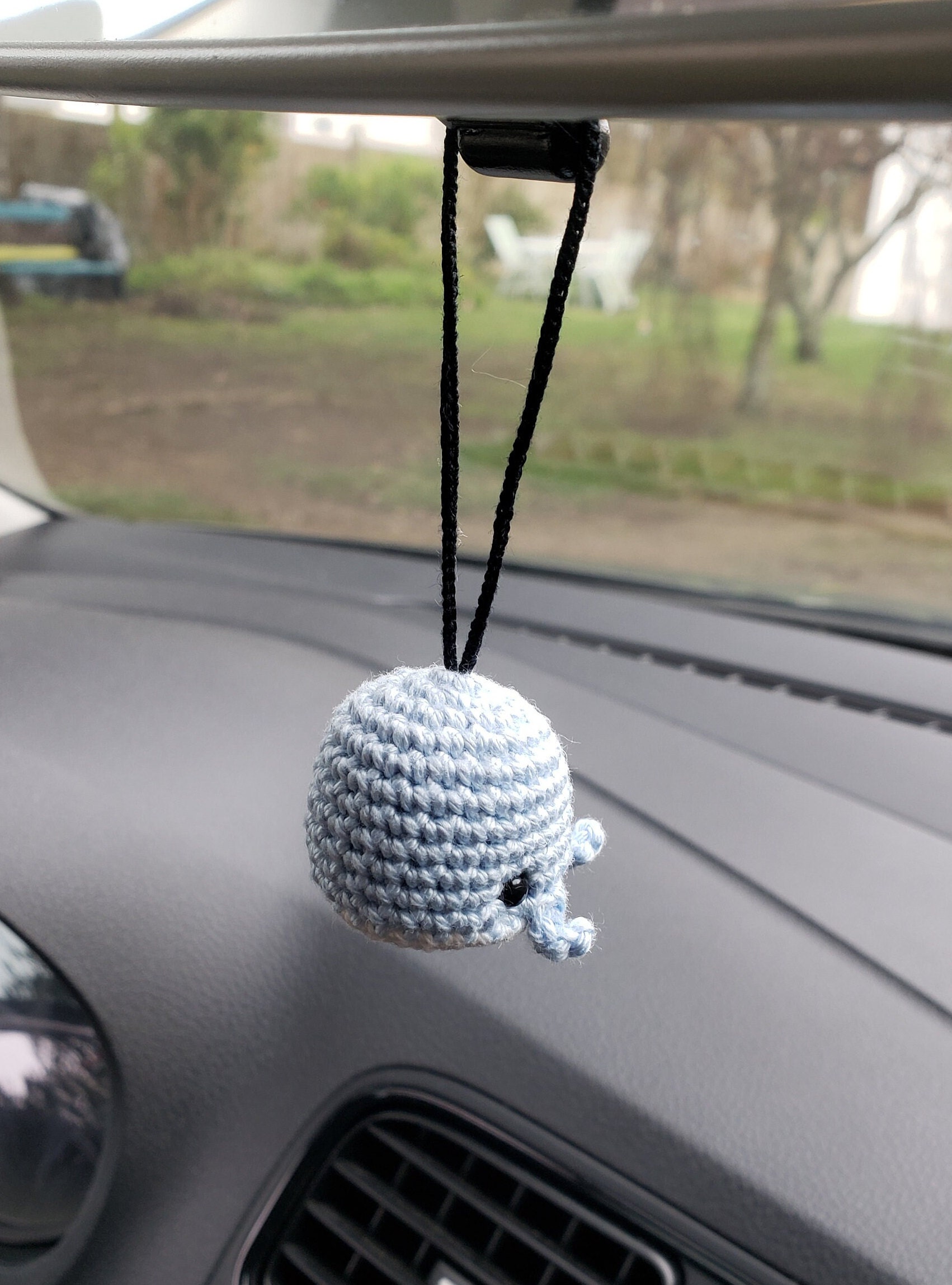 XIAOGUANG Suspendue De Voiture Crochet Décoration De Rétroviseur De Voiture  Panier Suspendu Au Crochet en Laine Ménage Pot Pendentif Mur Porte