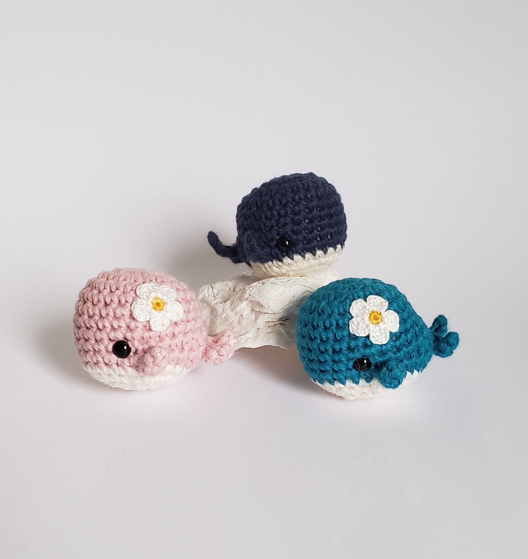 Stuffed Animals & Plushies Mini Baby Stuffed Crochet Whale Toys & Games