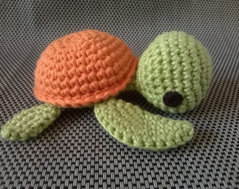 Hand made crocheted TURTLE