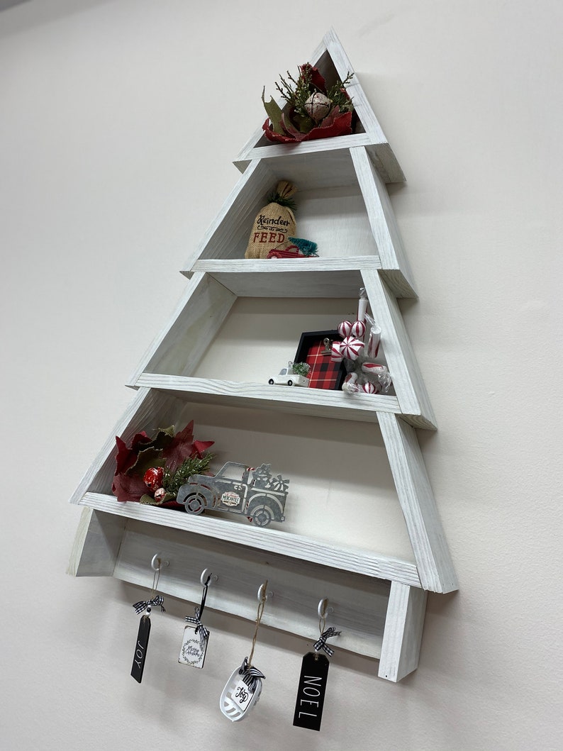 Christmas Tree Shelf Etsy