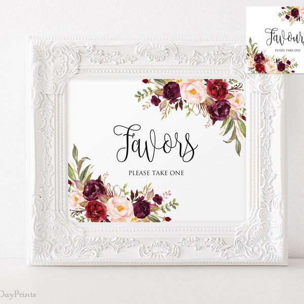 Favor Sign, Wedding Favor Sign, Wedding Favors Sign Printable, Printable Wedding Sign, Favours Wedding Sign, Instant Download, #A047
