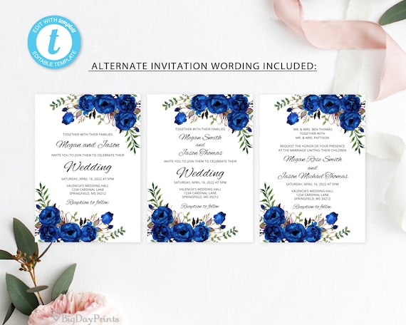 Beautiful Royal blue background wedding Designs for a stunning backdrop