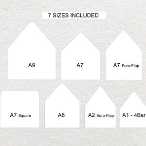 envelope liners envelope liner template white background etsy