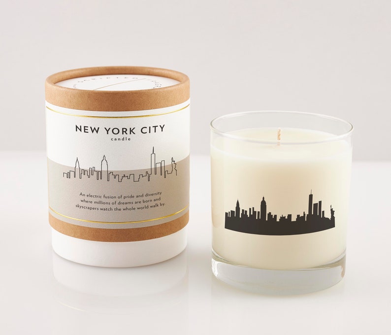 New York City Candle New York City Scented Candle New York Etsy