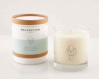 Relaxation Candle | Meditation Candle | Yoga Aromatherapy | Meditation Gift For Her | Scented Soy Candle | Stress Relief Gift | Mothers Day