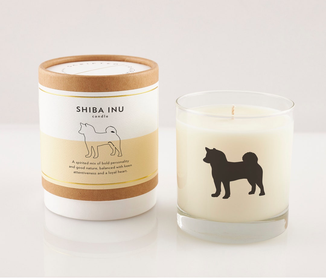 Adoramals Bruciatore Per Oli Essenziali In Ceramica A Forma Di Cane Shiba Inu – Diffusore Per Candele