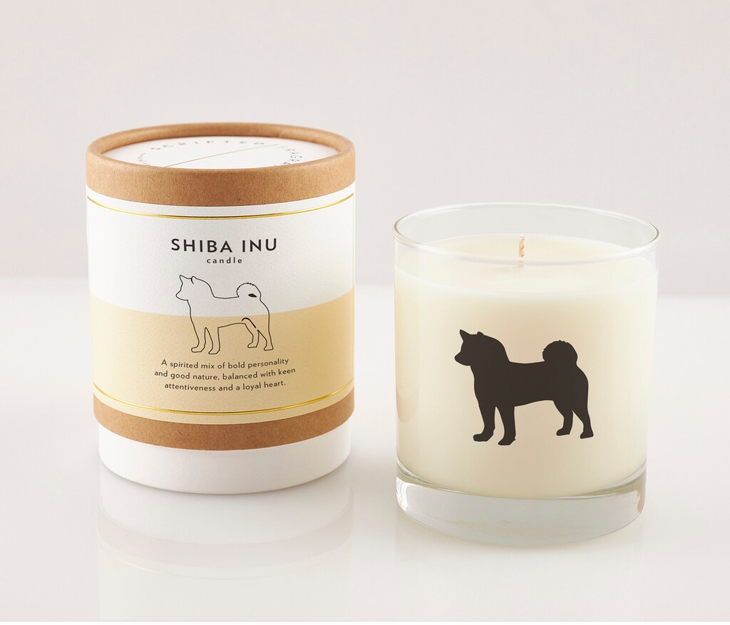 Adoramals Bruciatore Per Oli Essenziali In Ceramica A Forma Di Cane Shiba Inu – Diffusore Per Candele