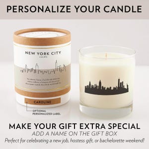 Massachusetts State Candle: Ocean Air Scented Soy Candle in Rocks Glass image 5