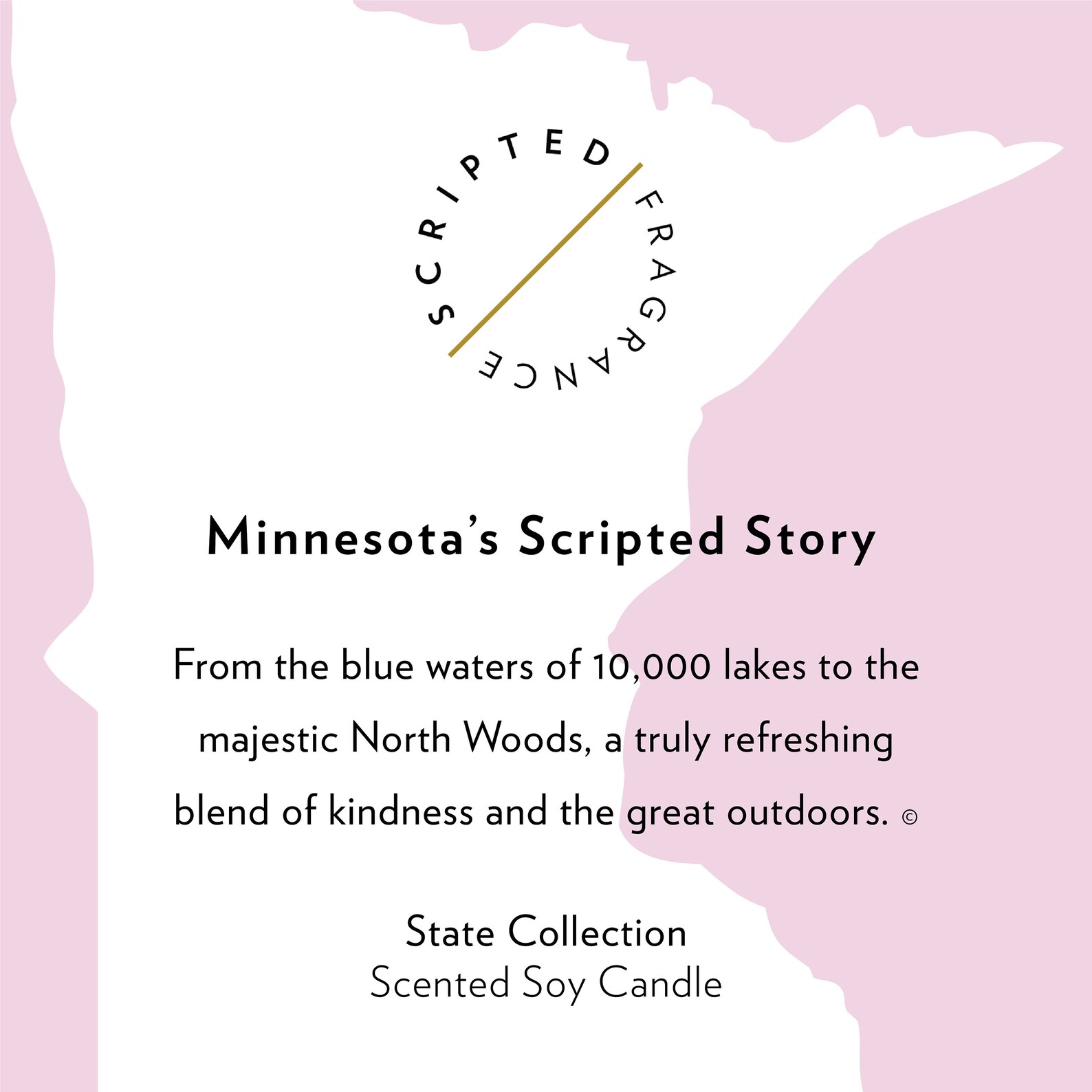 Minnesota State Candle Minnesota Scented Candle Minnesota Etsy
