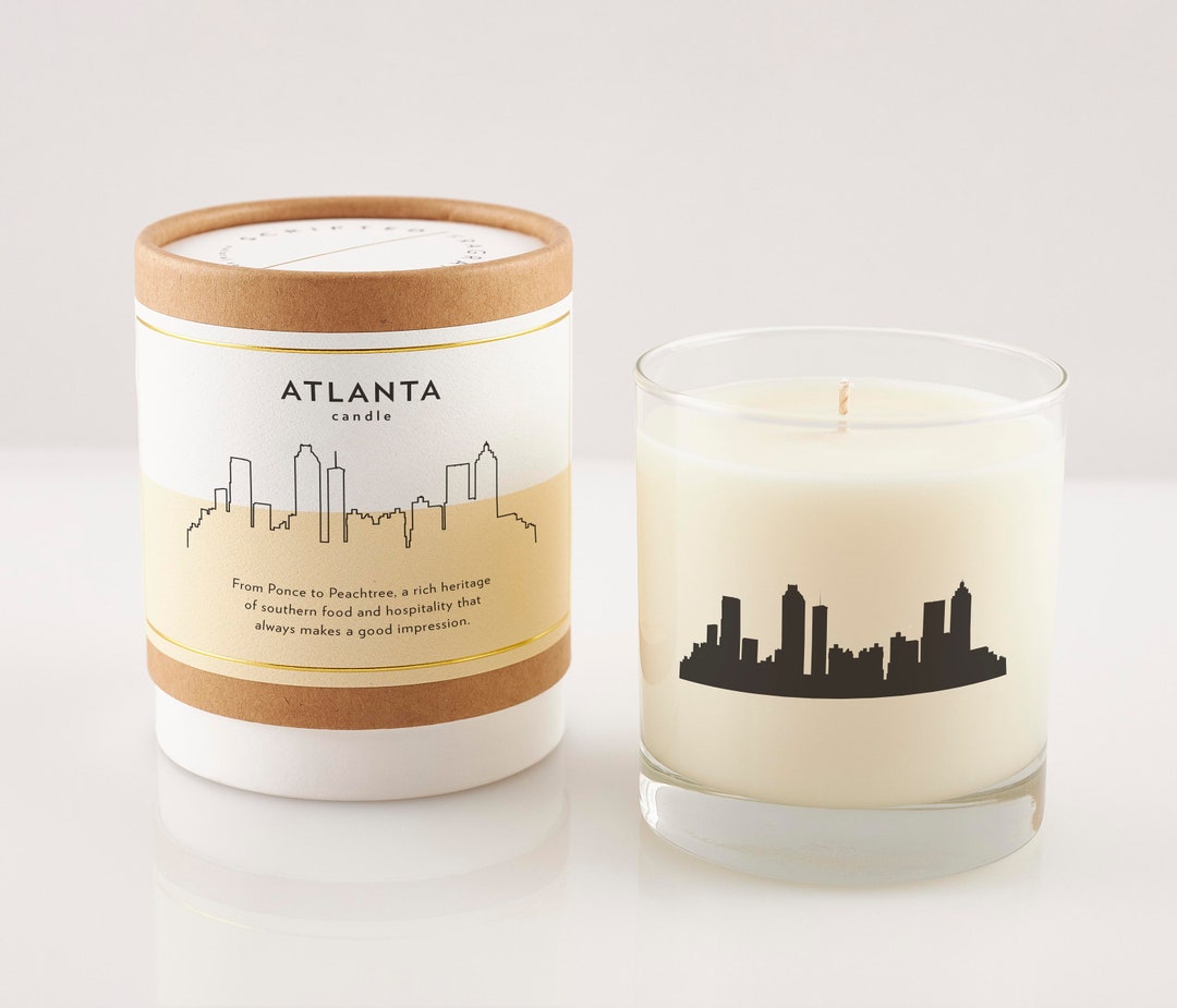 Atlanta Candle Atlanta Lover Candle New Home Rocks Glass Housewarming