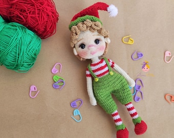Xmas crochet/ amigurumi Christmas/ crochet elf / amigurumi elf