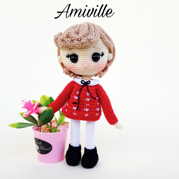 Lady Diana/ Princess Diana amigurumi doll PATTERN /crochet tutorial doll by Amiville
