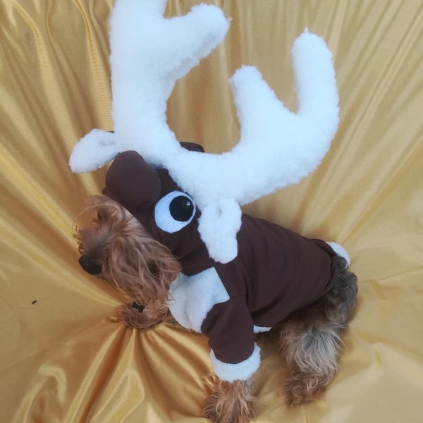 Frozen dog costume, Frozen costume for dogs, Sven costume for dogs, Sven dog costume, Reindeer dog costume, Reindeer costume for dogs