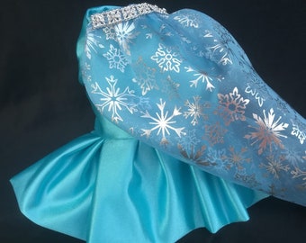 Elsa Dog Costume, Elsa Costume for Dogs, Frozen Dog Costume, Frozen Costume dor Dogs, Elsa Dog Dress, Elsa Dress Costume