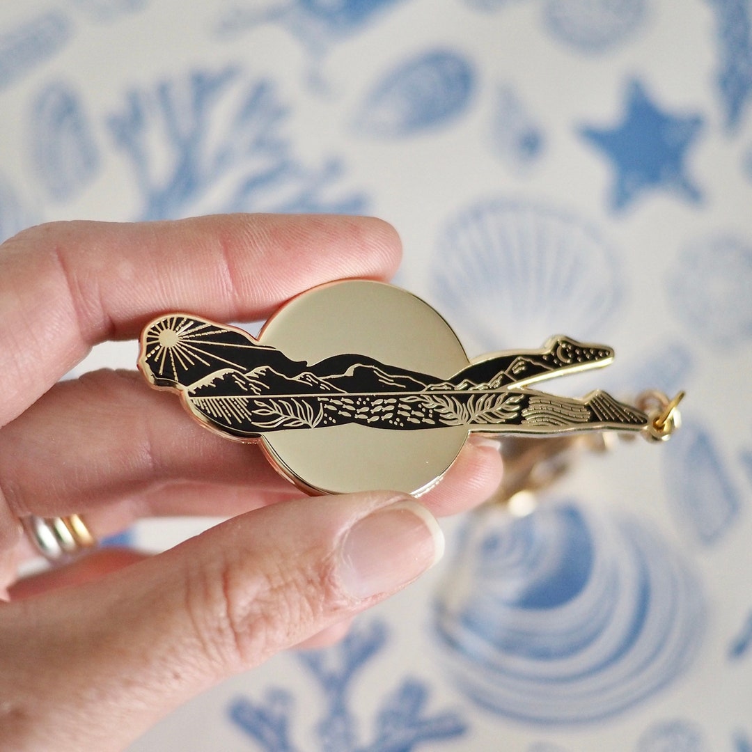 Wild Swimming Keyring, Swimming Keychain, Wild Swimmer Keyring, Wild