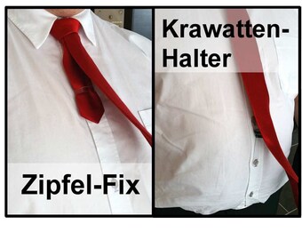 Krawattenhalter + Zipfel-Fix