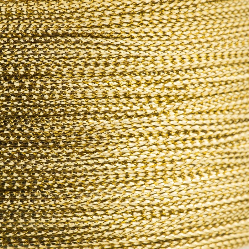 1mm Cord Ribbon. Metallic Silver Gold Wire Effect Braid Etsy UK
