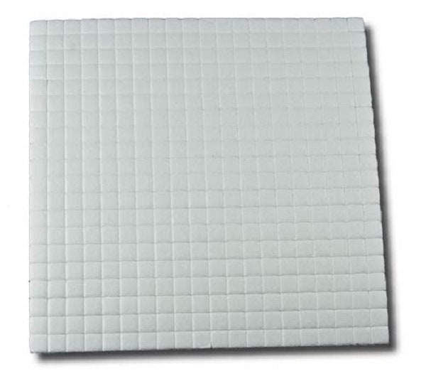 White & Grey 3M PE FOAM PADS 3D Scrapbook Self Adhesive Sticky DOUBLE SIDED  DOTS