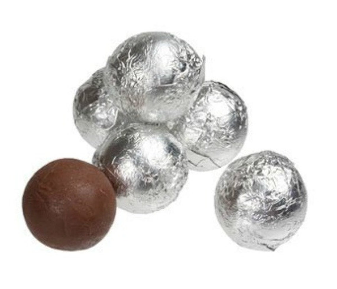 Milk Chocolate Foil BALLS Wrapped Wedding Christmas Valentines Etsy UK