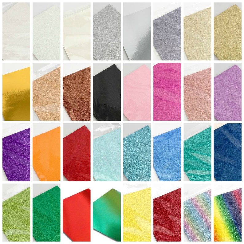A4 Glitter Cardstock Premium Quality Non Shed 250gsm Card Arts Etsy