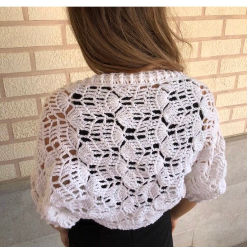 bolero jacket crochet
