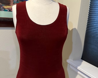Lot of 2 FIORE Jersey Tank Tops - 1 Black, 1 Red - SZ M - Etsy