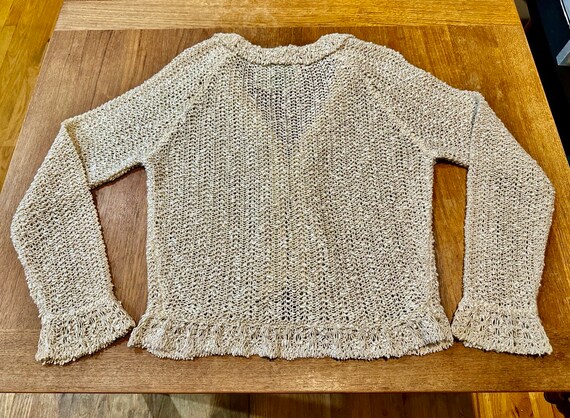 Vonnie Reynold’s Irish Linen 2 Pc. Ecru Knit Skir… - image 9