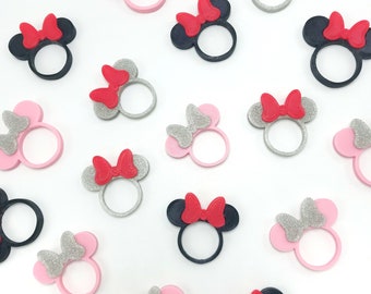 3Dプリントのミニーマウスリング | ディズニージュエリー