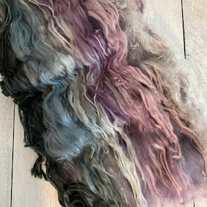 Ombre Colors Art Batt, Merino Wool Batt, Spinning Fibers for Art Yarn, Art Yarn, Spinning Wool, Felting Fiber, Art Batt, Weaving Fibers bild 1