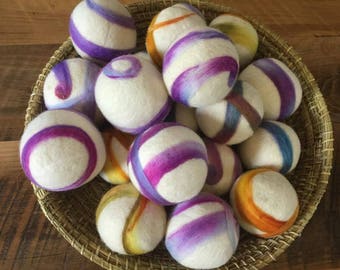 Natural Wool Dryer Balls (Set of 3): Chemical-Free Laundry