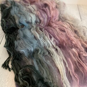Ombre Colors Art Batt, Merino Wool Batt, Spinning Fibers for Art Yarn, Art Yarn, Spinning Wool, Felting Fiber, Art Batt, Weaving Fibers bild 7