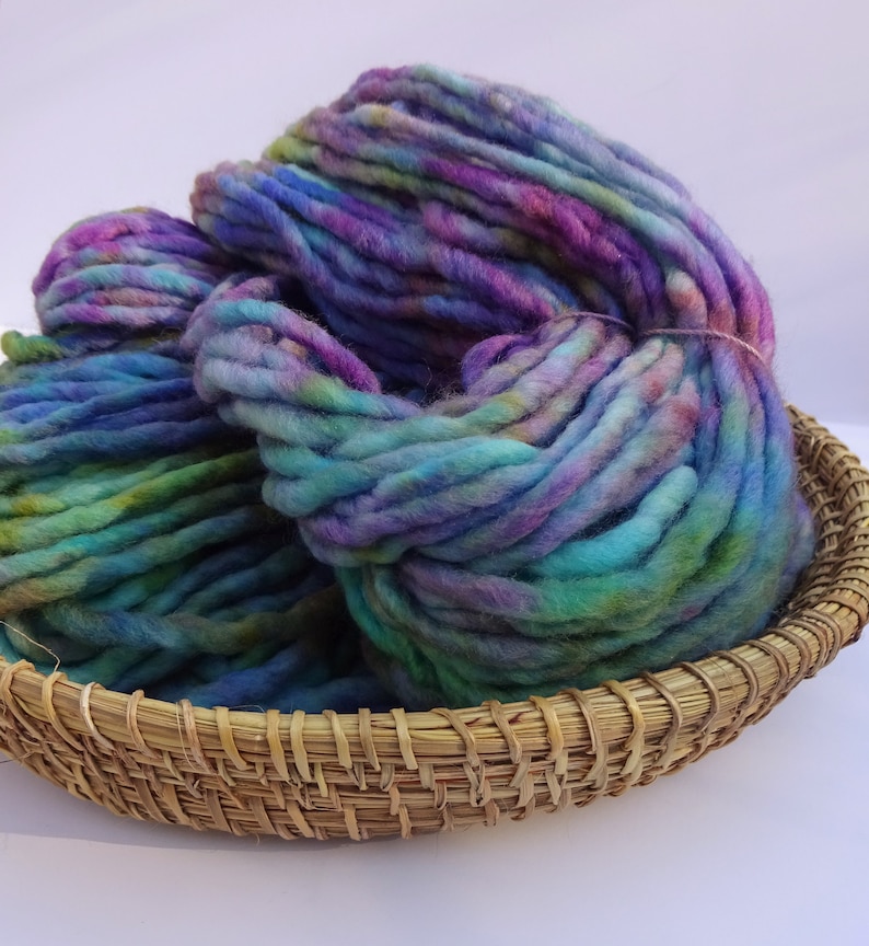Merino Nylon Unicorn Cloud Hand Dyed Chunky Yarn