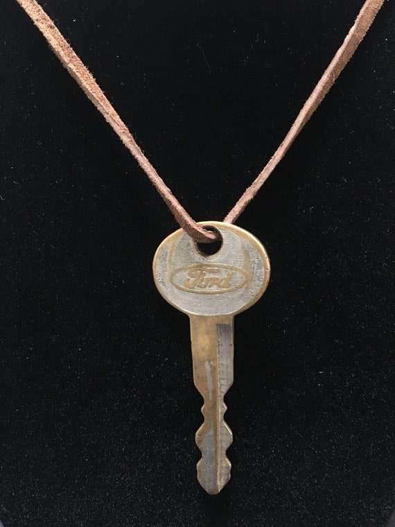 Car outlet key necklace