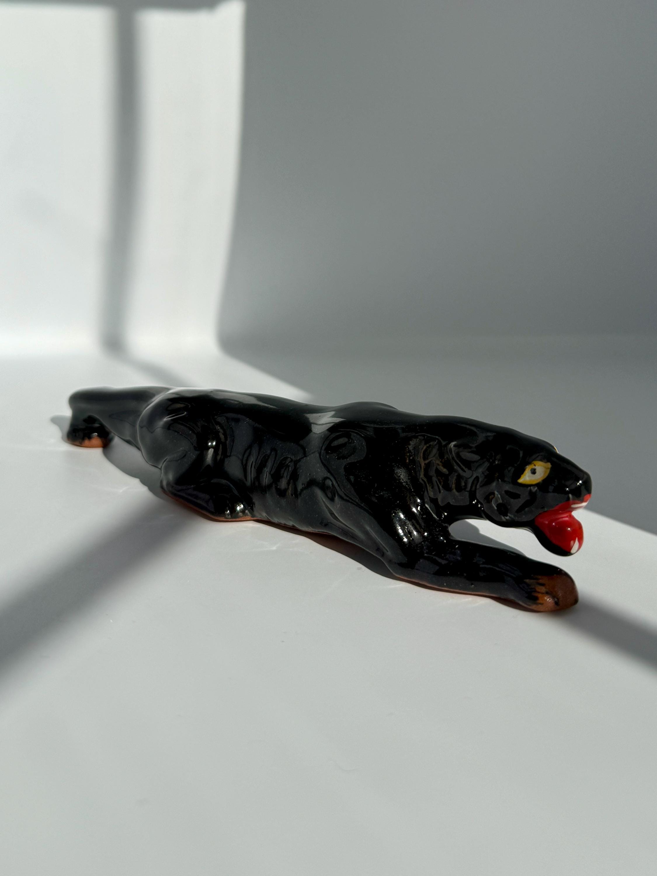 1950s Black Panther Figurine - Etsy
