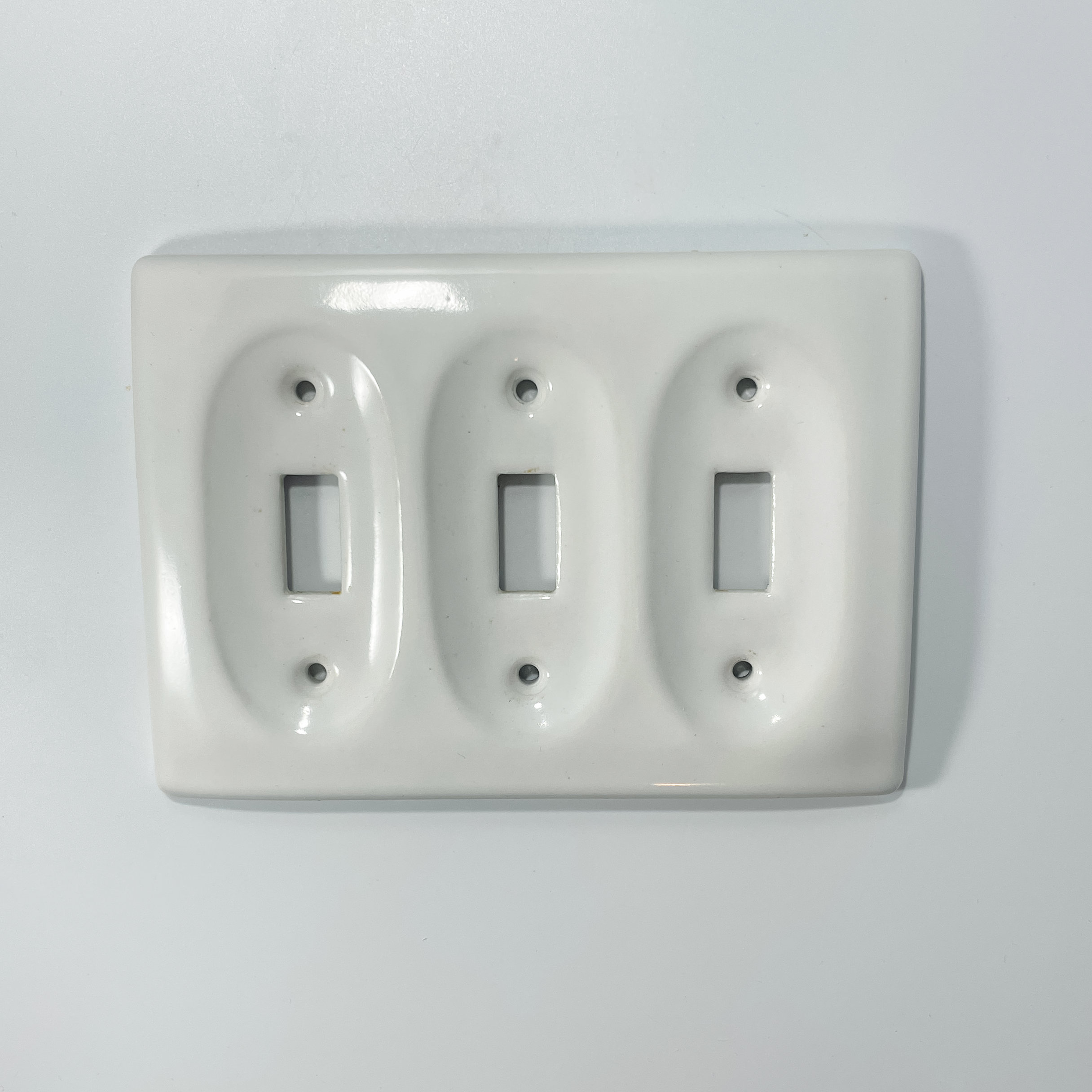 Vintage White Ceramic Outlet Covers / Switch Plate Covers Etsy