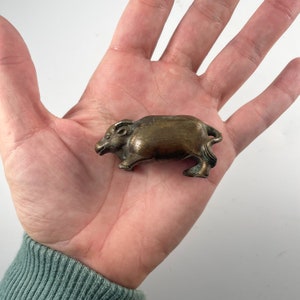 Vintage 1940&#39;s Brass Water Buffalo