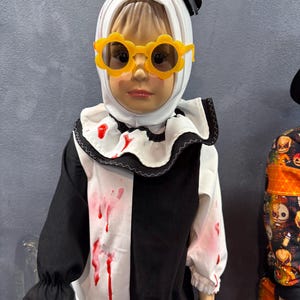 Art the Clown inspired toddler child costume Halloween terrifier