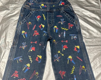 Chucky Good Guy Doll costume overalls decals size 2 3 4 5 you pick size