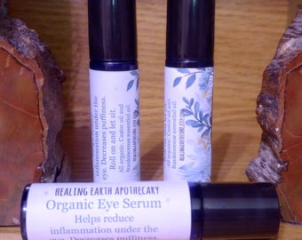 Organic eye serum