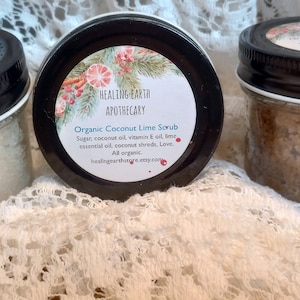 Organic sugar scrub